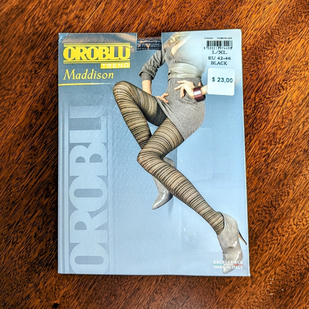Oroblu Trend Tights NWT Black L/XL